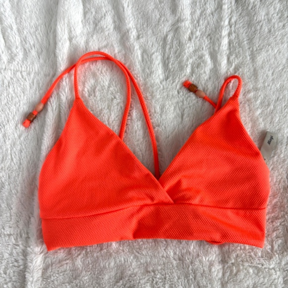 NWT Orange Poppy Criss Cross Bikini - Size Medium - Picture 2 of 9